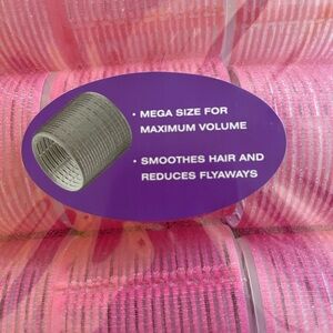 Mega Size Pink Hair Rollers
